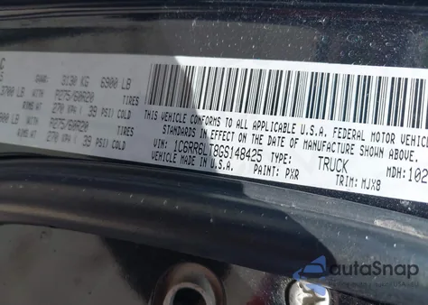 2016 Ram 1500 Lone Star z USA, uszkodzony, nr VIN 1C6RR6LT8GS148425